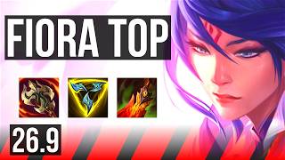 FIORA vs SETT (TOP) | EUW Master | 26.9