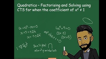AQA AS Quadratics 4 - Factorising and Solving using Completing the Square when x squared is not 1