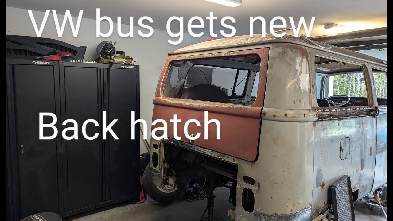 VW bus gets a new back hatch/gate. - YouTube