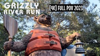 [4K] Grizzly River Run Disney’s California Adventure Full POV 2023