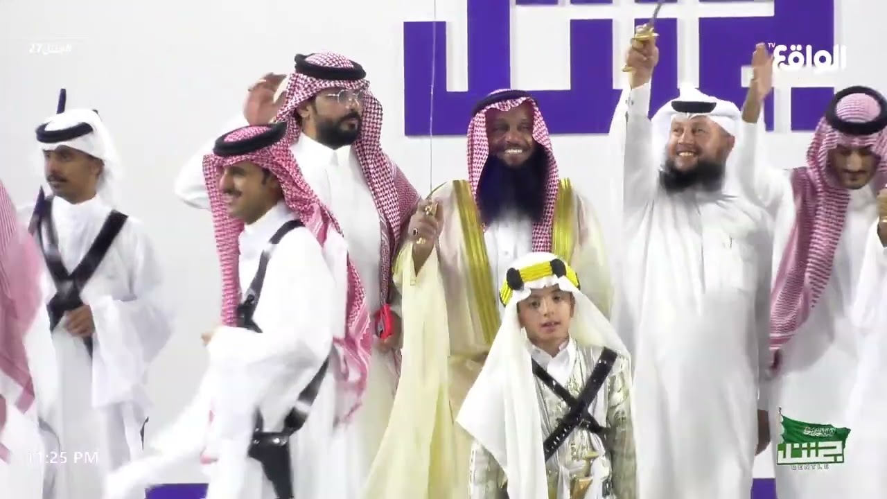 عرضة اليوم الوطني مع نجوم قناة الواقع #جنتل27