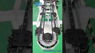 Ring guides track systems, elliptical chain ring guide rail conveyor line, curved rail guide