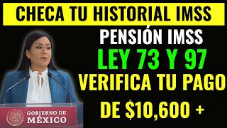 Pensión Imss Ley 73 Y 97 Posibles Ajustes Y Revisión De Hasta 10,600 Mensuales Y Apoyo En Afore