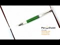 Pelikan souveran 605 green white fountain pen unboxing