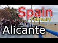 Spain ⁴ᴷ / Alicante - walking tour - 4k -🌡T+21C° 🌞- 2024/02/11