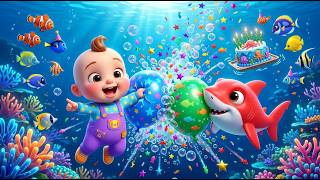 Balloon Pop Counting Song 🎈 Fun Math Learning Games &amp; Colorful Balloon Nursery Rhymes for Kids