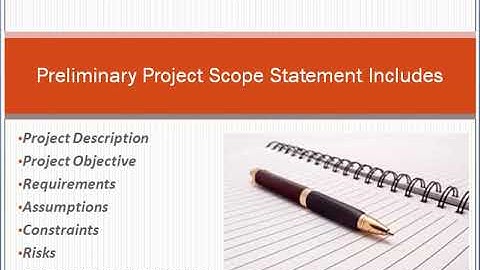 Preliminary Project Scope Statement