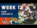 Browns vs. Jaguars Week 12 Highlights | NFL 2020