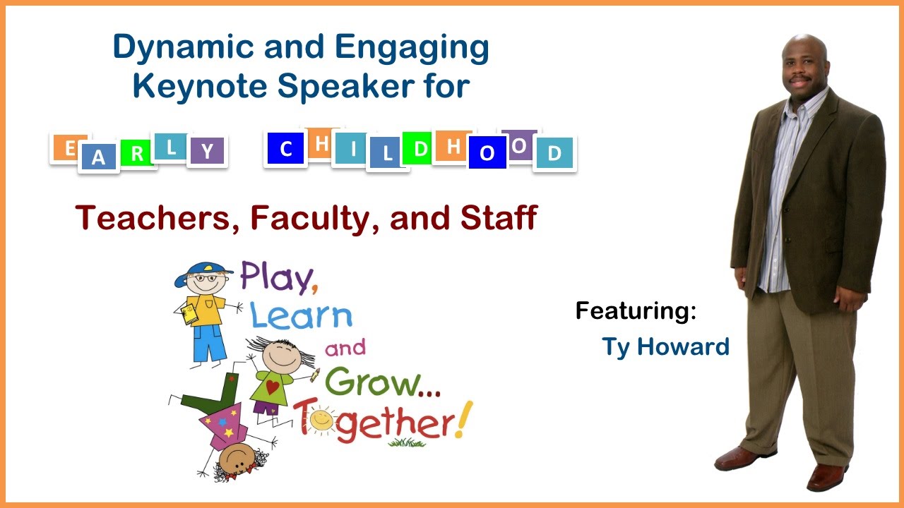 Dynamic and Engaging Keynote Speaker for Early Childhood Teachers