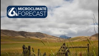 Cooling trend continues through tomorrow, with slight rain potential later tonight