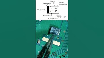 How to Decode SMD Marking Codes on Tantalum Chip Capacitors | Easy Identification Guide #shorts