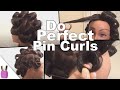 How To Do Perfect "Pin Curls"!