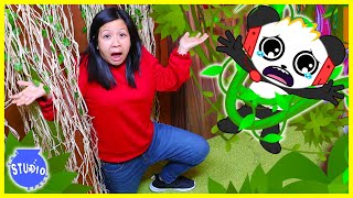 Ryan's Mommy Helps VTubers Escape Jungle Maze In Real Life!