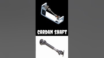 carden shaft #3ddesign #mechanical #engineering #btech #mechanisms #youtube #animation #shorts