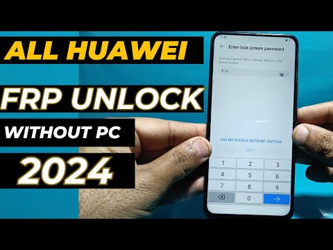 All Huawei FRP Unlock 2024Huawei Google Account Bypass without PC