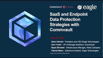 SaaS and Endpoint Data Protection Strategies with Commvault