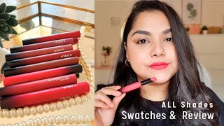 ​@maybellineindia Sensational ULTIMATTE Lipsticks Swatches & Review of All Shades lipstickswatches