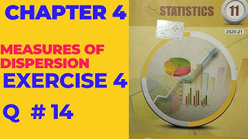 Exercise 4 Q # 14 #Statistics #11th #Ics #median #Meandeviation #Adp #Bs #Bsc #Bcom