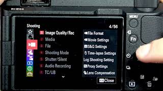 How to Set Safety Zone on Sony ZV-E10 II