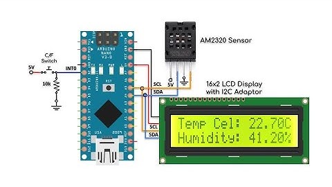 AM2320 Sensor & I2C LCD