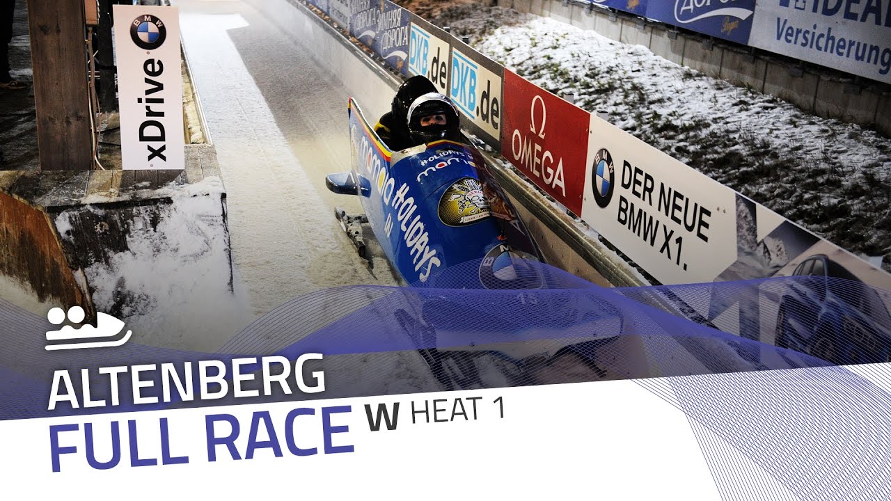 Altenberg BMW IBSF World Cup 2016/2017 - Womens Bobsleigh Heat 1 IBSF Official