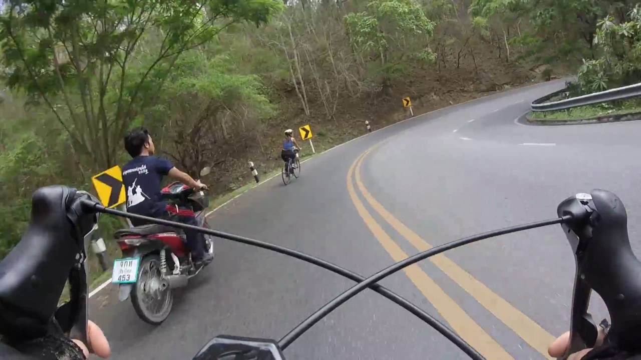 Downhill Run on Doi Suthep at the RT4 Chiang Mai Thailand 2016