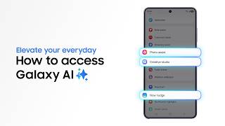 How to access Galaxy AI features | Galaxy S26 Series | Samsung