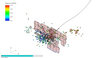 Three-dimensional simulation of hydraulic fracturing