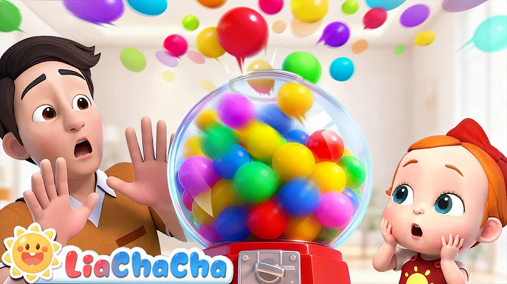 Learn Colors with Colorful Balls | Making Daddy Look Like an Animal | LiaChaCha Kids Songs
