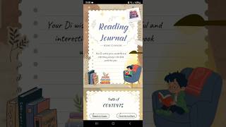 Digital Reading Journal | 108 Books Tracker | Interactive PDF & Canva Template | Reading Planner