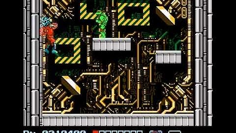 Teenage Mutant Ninja Turtles 1 NES - Shredder (Final Boss Fight) Technodrome Level 6 Ending
