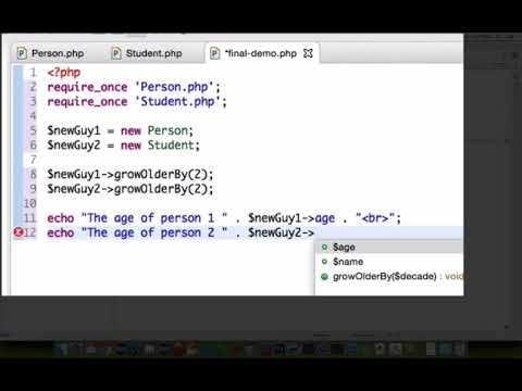 Activity 1 Part 5c - Final class keyword in PHP Object Oriented Programming