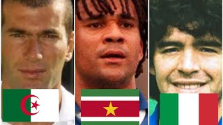 FOOTBALL LEGENDS with surprising ORIGINS that you didn't know