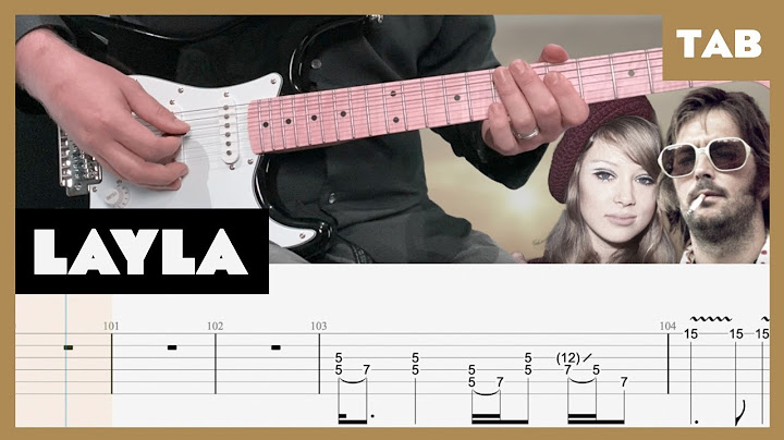 Layla Guitar version - Guitar performance video thumbnail