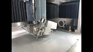 Increased productivity with 5-axis waterjet cutting