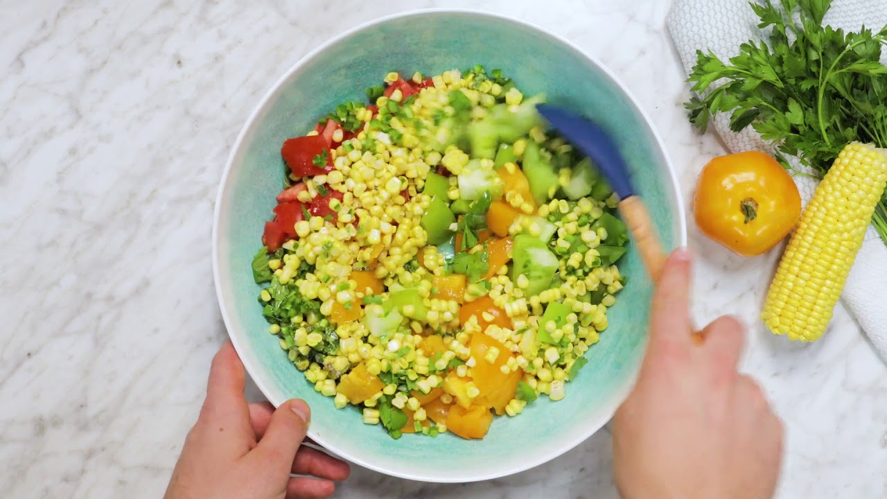 5 Ingredient Summer Tomato And Corn Salad