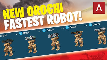 NEW ROBOT OROCHI Fastest Robot In The Game - War Robots Test Server Gameplay WR