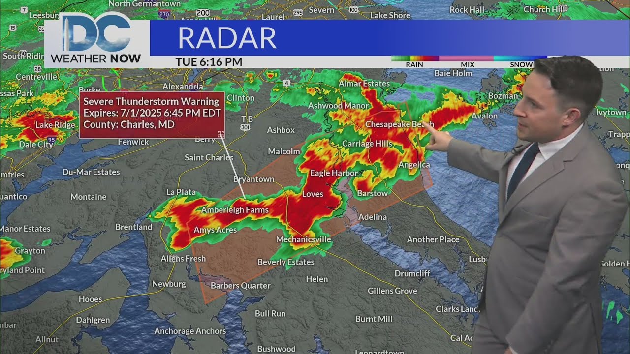 DC News Now Weathercast Tuesday July 1st 2025