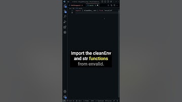 Type-Safe .env Validation with Envalid | Environment Variables
