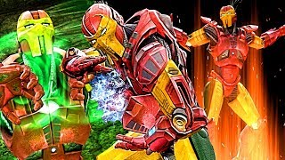 MK9 Iron Man Performs All Fatalities - Costume Showcase