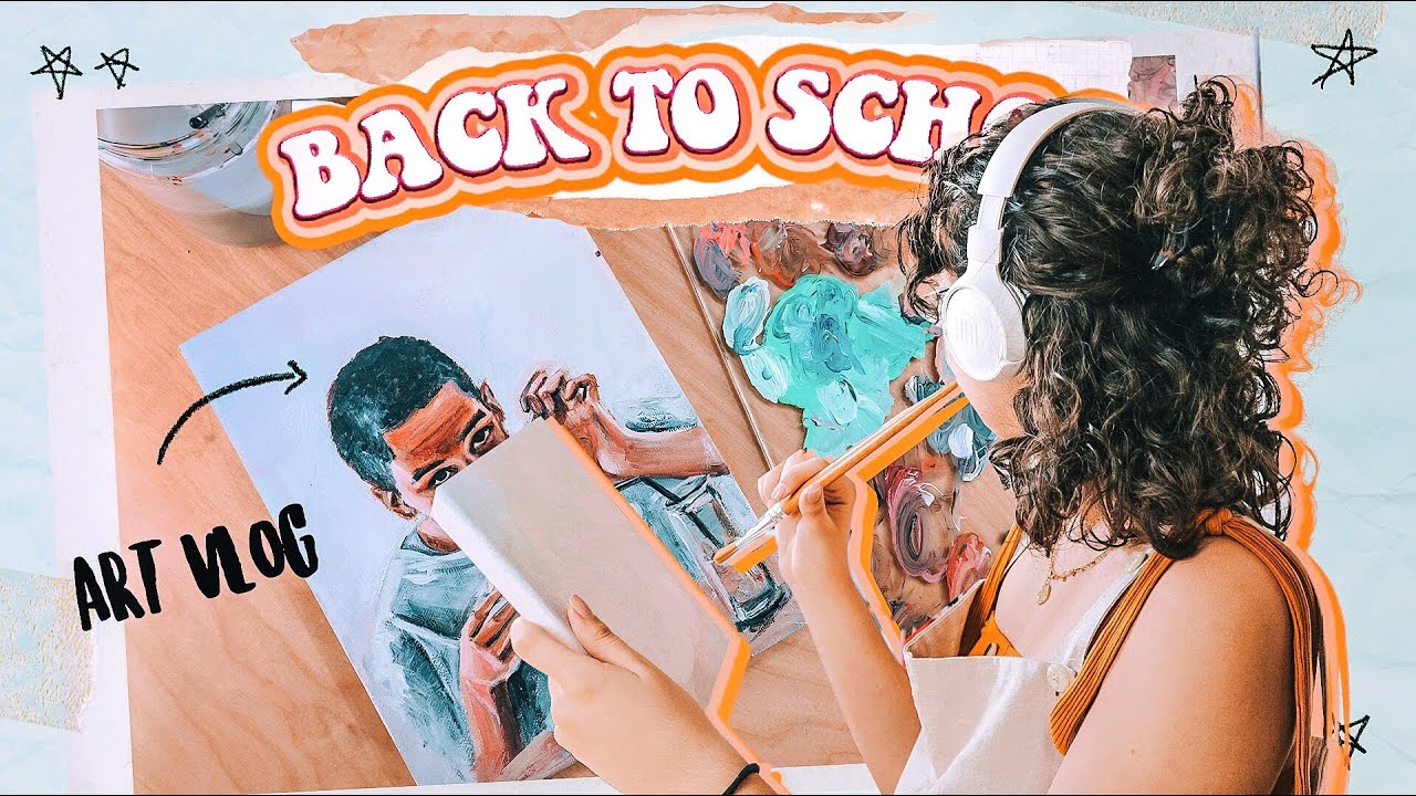 ART VLOG 🎨 *ultrapassar bloqueio criativo e tardes cozy a pintar*