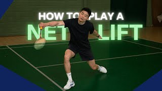 3 Ways on How to Play and Practice NET LIFTS in Badminton