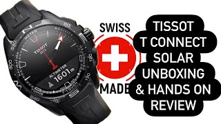 Tissot T-Connect Solar Matt Black Review and Unboxing T121.420.47.051.03