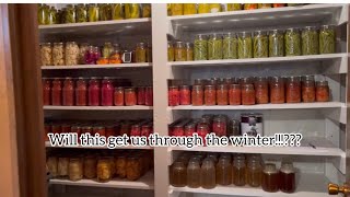 Homestead CANNING PANTRY TOUR | Food Storage Security