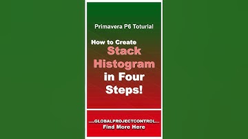 🔴 Four steps left to Stack Histogram in Primavera P6
