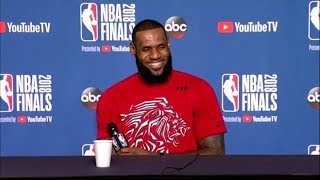 Lebron James NBA Finals Game 3 Media Availability | Cavaliers vs Warriors | June 5, 2018