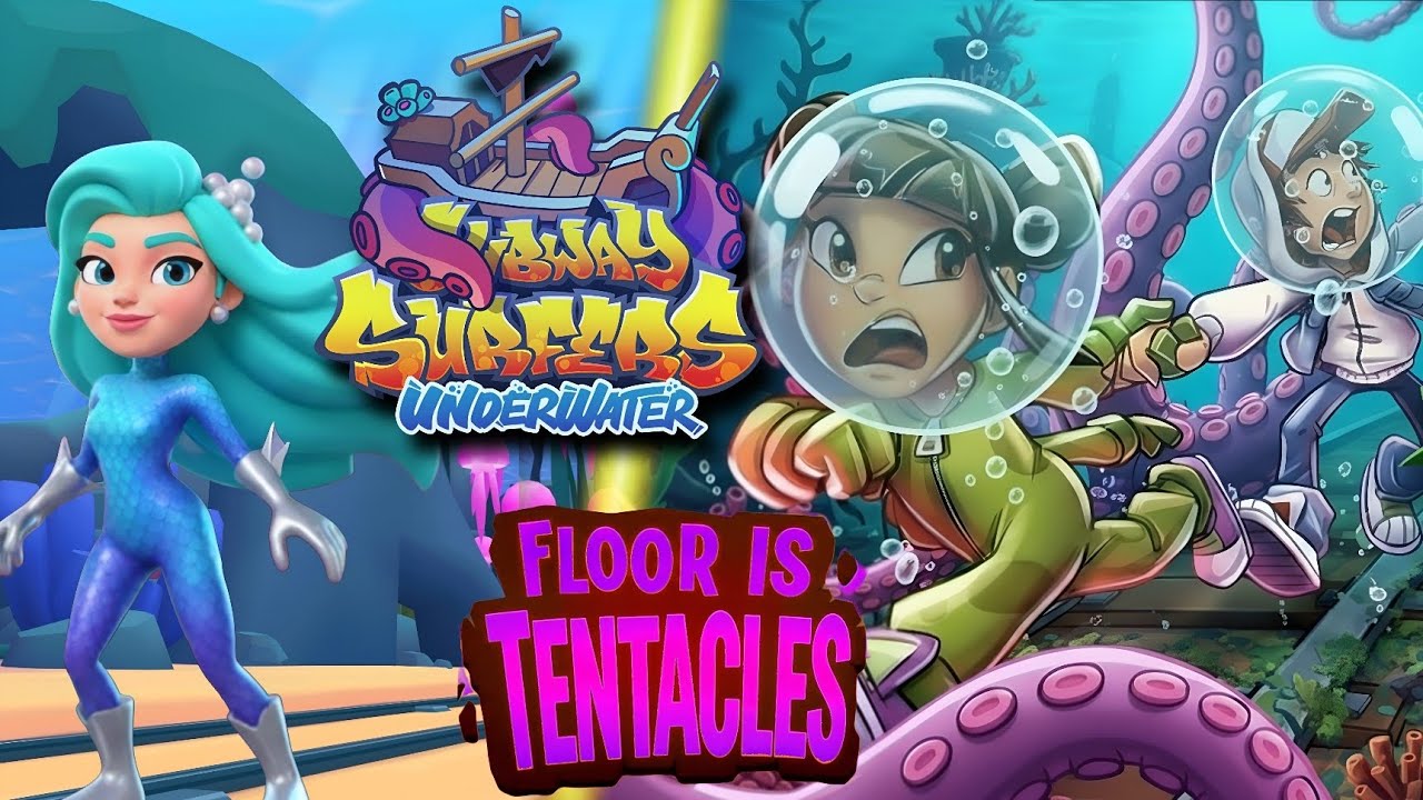 Subway surfers World Tour - Underwater City - 2026 - Floor is Tentacles - Tentacle Terror - FANMADE 