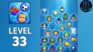 Bubble Match – Connect Puzzle Level 33 Walkthrough solution 