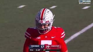 CJ Stroud 42 Yard Touchdown Pass to Marvin Harrison Jr | Michigan vs Ohio State