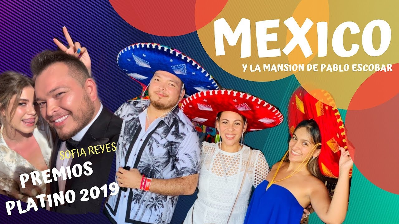 PREMIOS PLATINO 2019 / SOFIA REYES, WILLIAM LEVY, OMAR CHAPARRO Y LA MANSION DE PABLO ESCOBAR